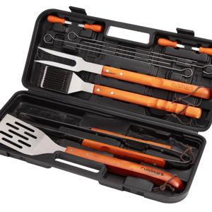 Wooden Handle Tool Set (13-Piece) | Cuisinart Grilling Tools and Sets