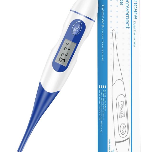 Thermometer, Oral Thermometer for Adults, Digital Thermometer for Fever with 60 Seconds (Blue)