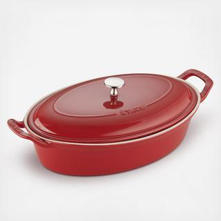 Oval Covered Baking Dish