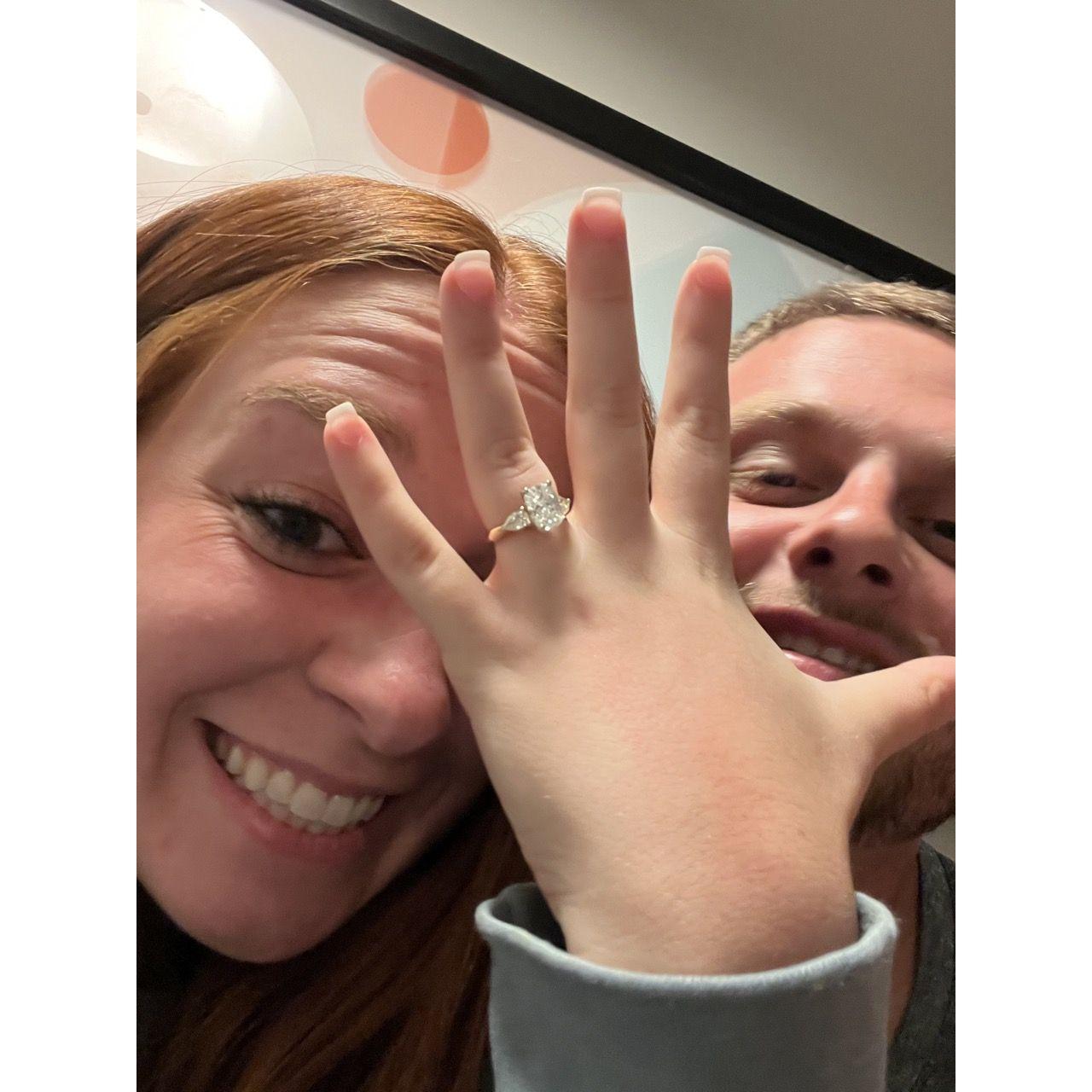 WE'RE ENGAGED!!!