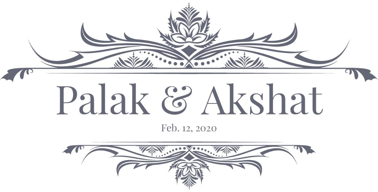 The Wedding Website of Palak  Prasad and Akshat Waghray
