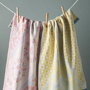 Micaela Jacquard Dish Towels, Set of 2