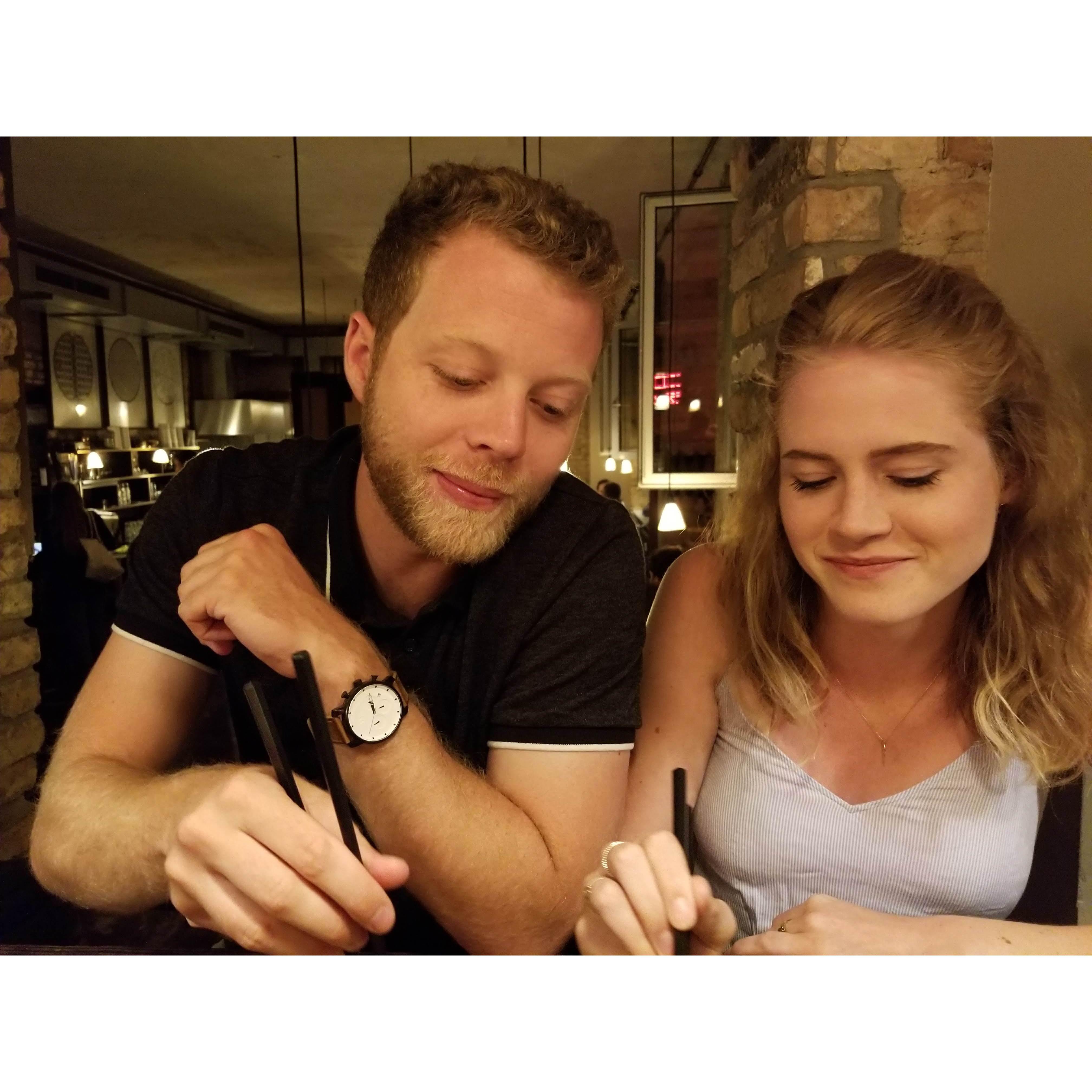 Colton & Liz's first international trip together. Massimo took this photo!