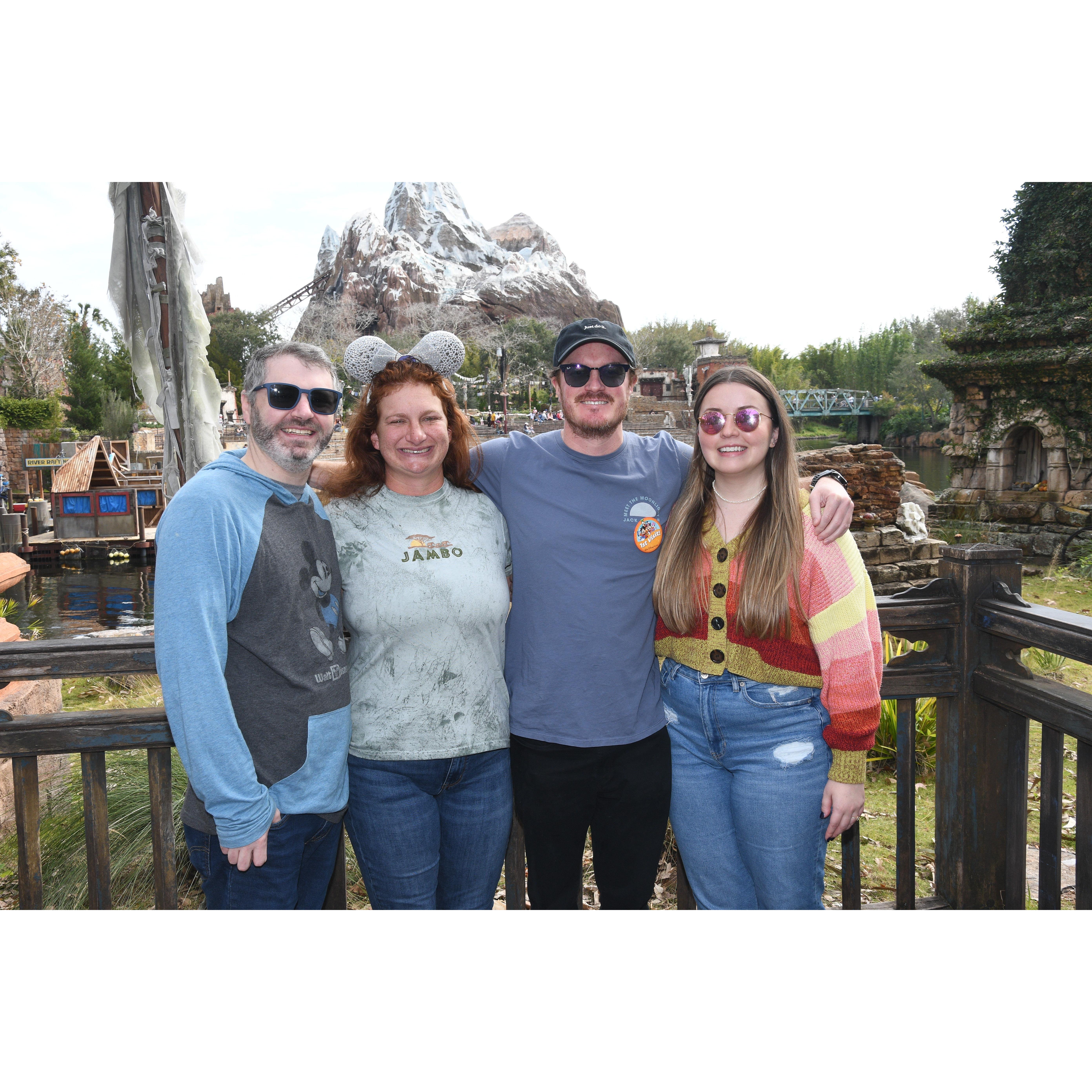 Our first trip to Walt Disney World with Julie & Jordan, 2023