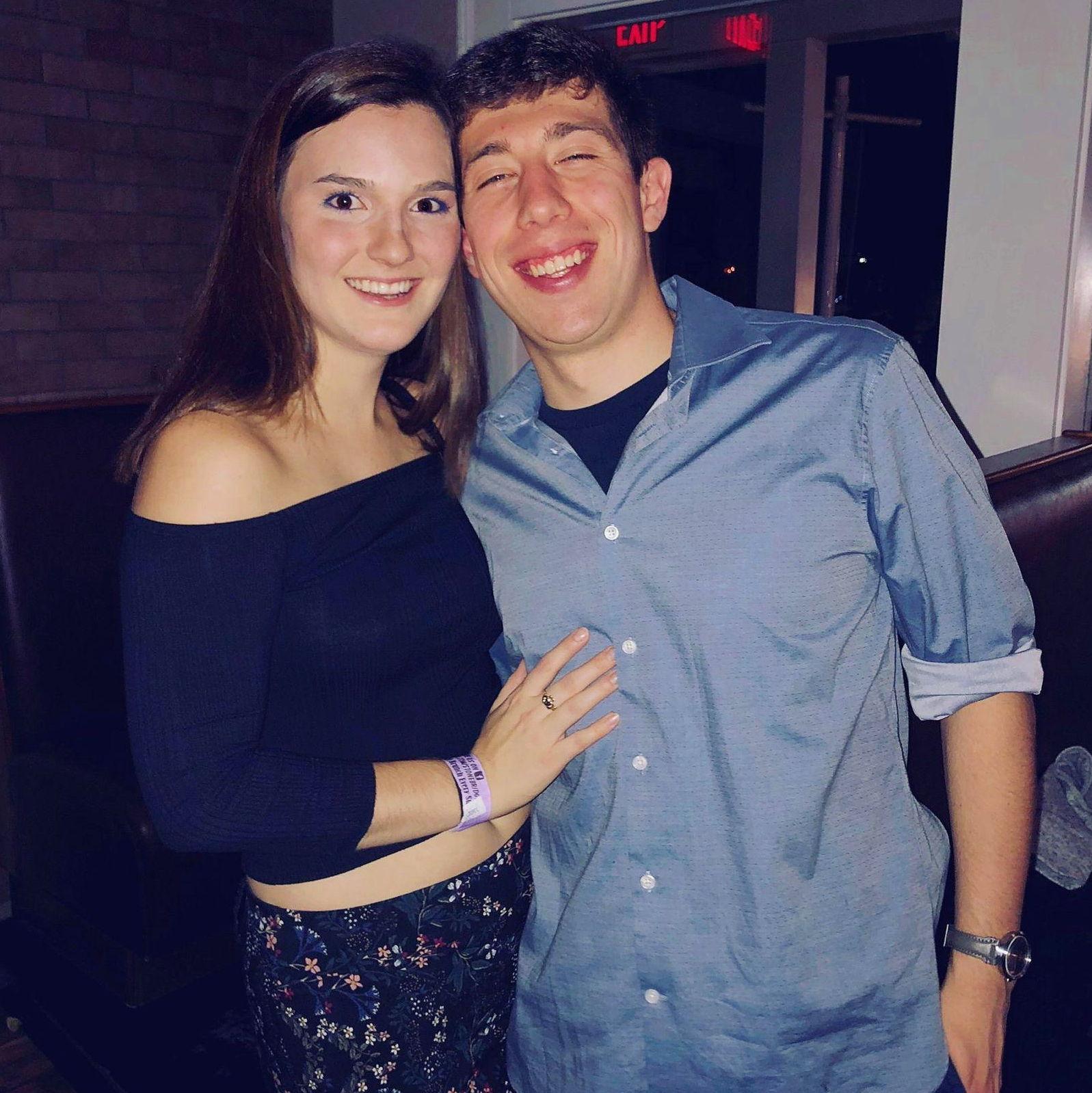 Five year high school reunion. Zac was quoted telling people, "Some things never change" when they saw we had gotten back together. November 2018.