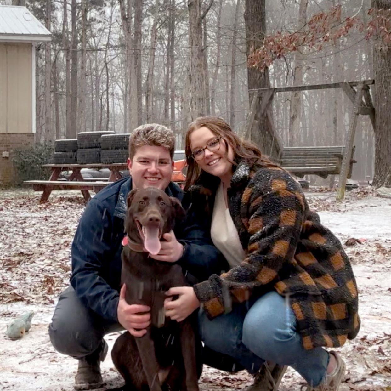 Our first snow together!