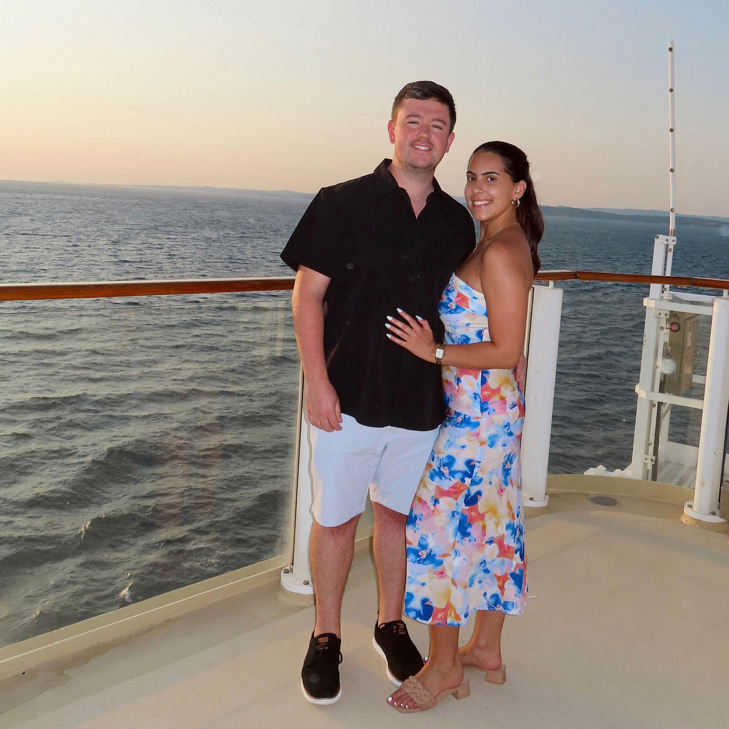 Us on our favorite cruise to date