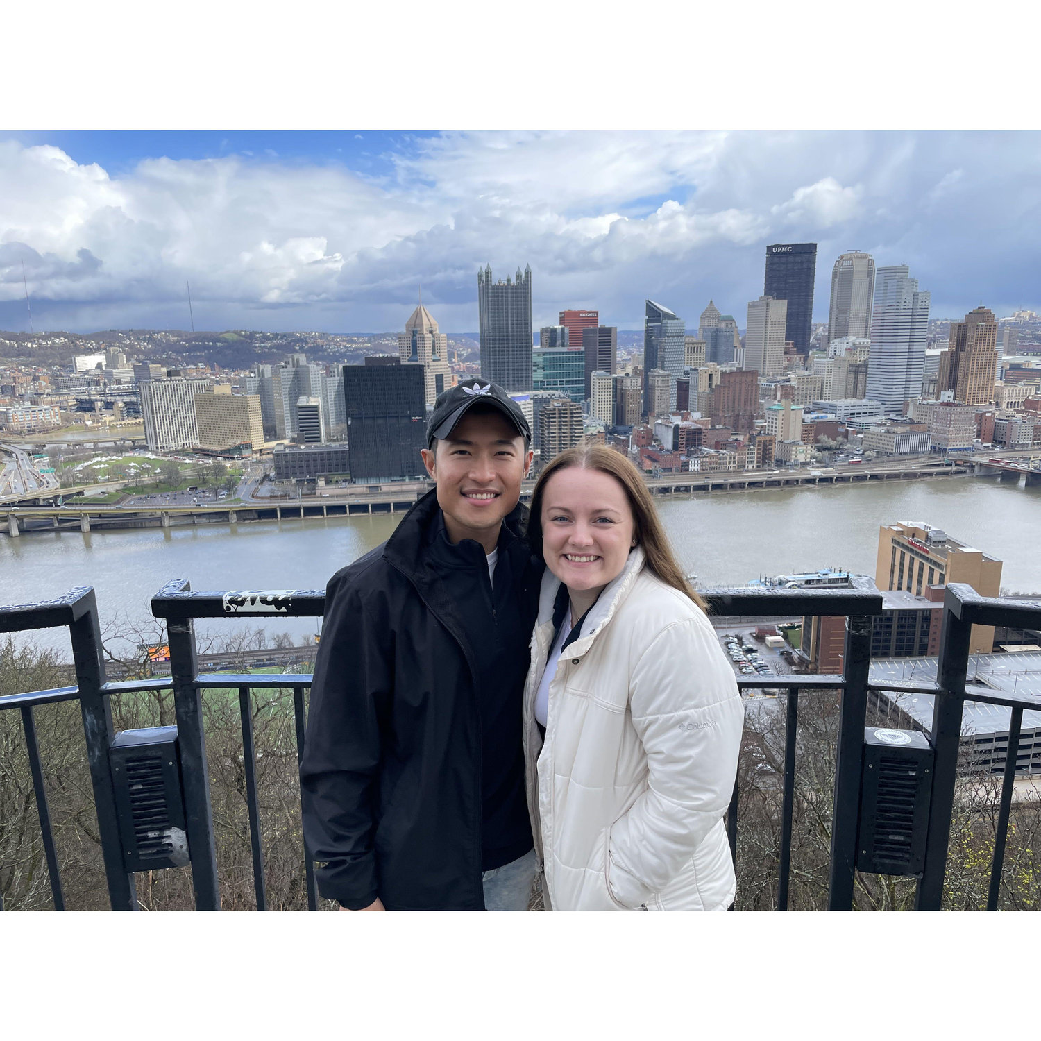 The overlook! We love the city of Pittsburgh, but not its hilly nature :,)