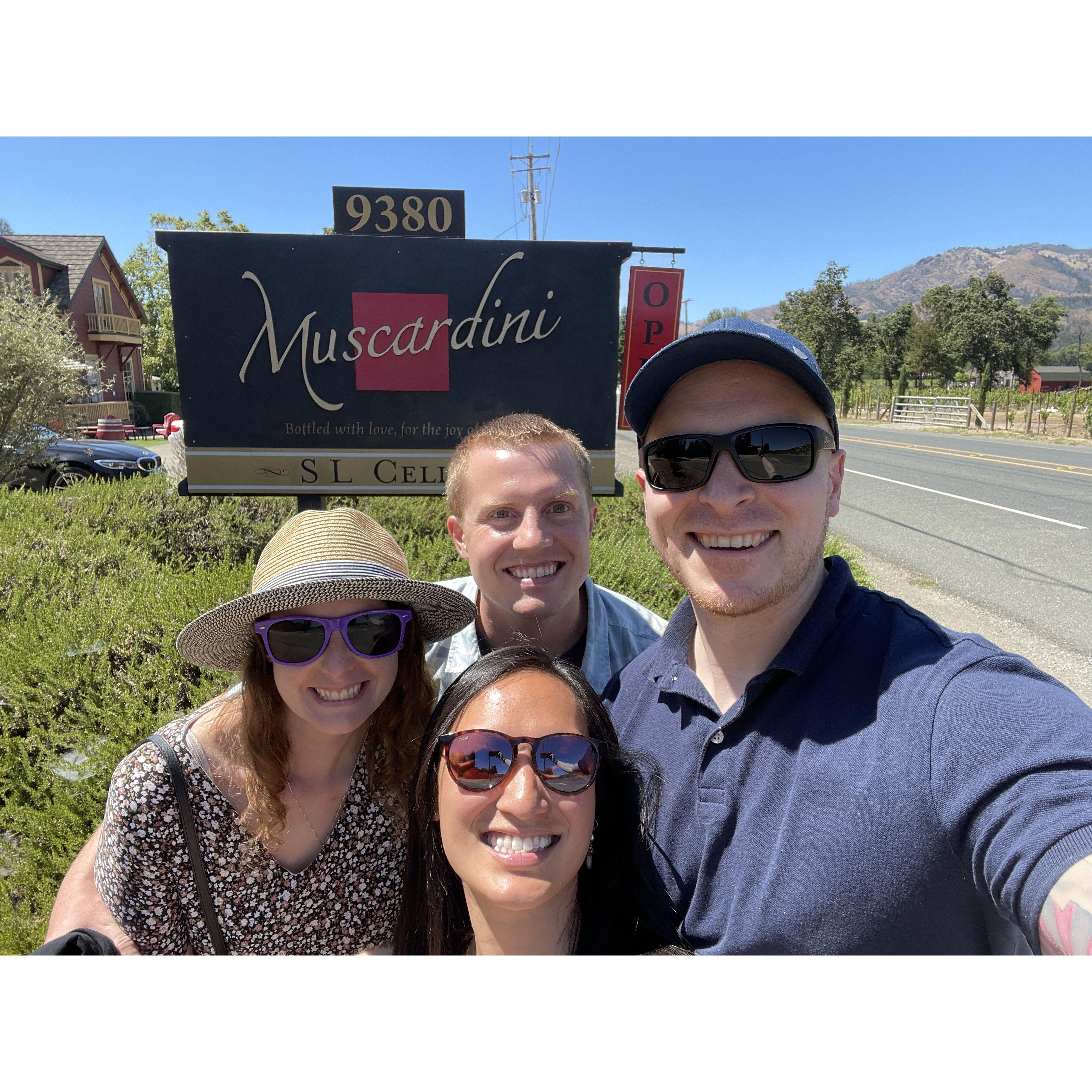 Wine tasting in Sonoma, CA