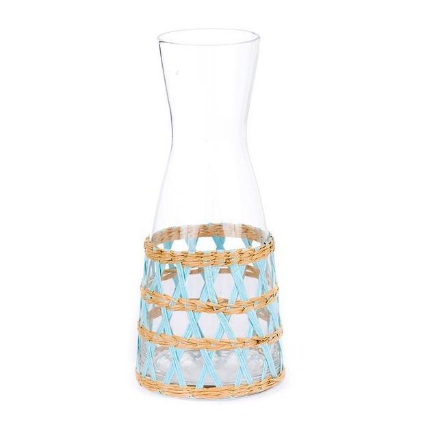 Island Wrapped Carafe Light Blue