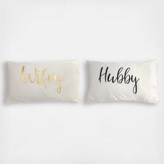 Hubby/Wifey Standard Pillow Case Set