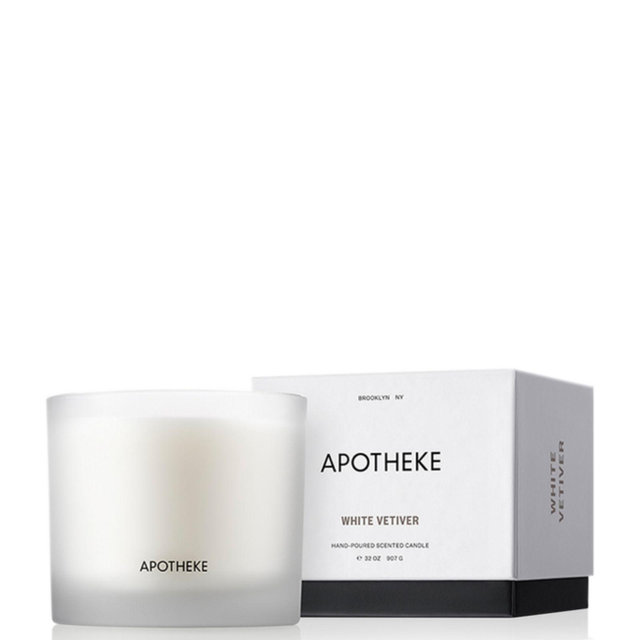 APOTHEKE White Vetiver 3 Wick Candle, 32 oz.