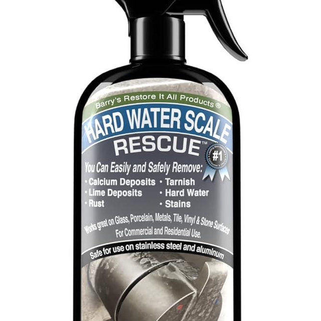 Barry's Restore It All Products - Hard Water Scale Rescue (Single 16oz.) | The Ultimate Solution for Hard Water! Remove: Lime Deposits, Calcium, Tarnish & Rust!