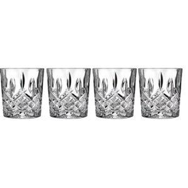 Marquis by Waterford Markham Traditional Crystal Double Old Fashioned Glasses, Set of 4 | Dillard's