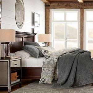 Velvet Medallion Quilt  - Flagstone