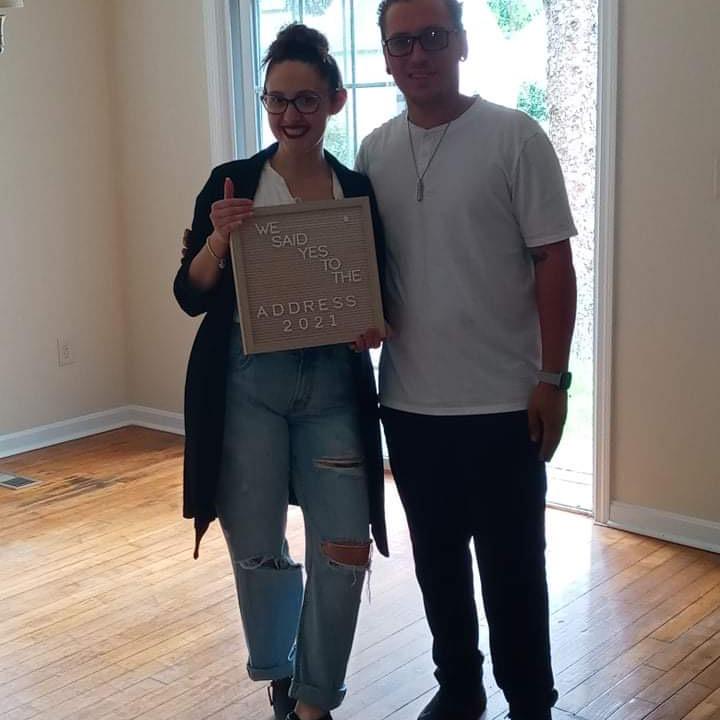 One of our important marks. The day we closed on our beautiful house 💕