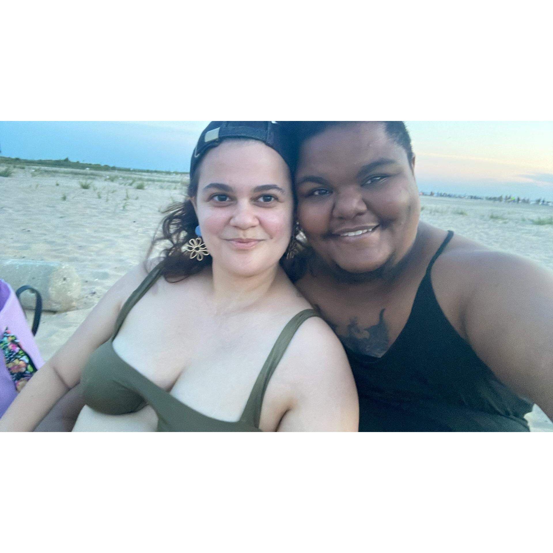 Beach day in Chicago!