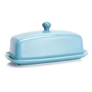 Sweese Butter Dish with Lid, Turquoise