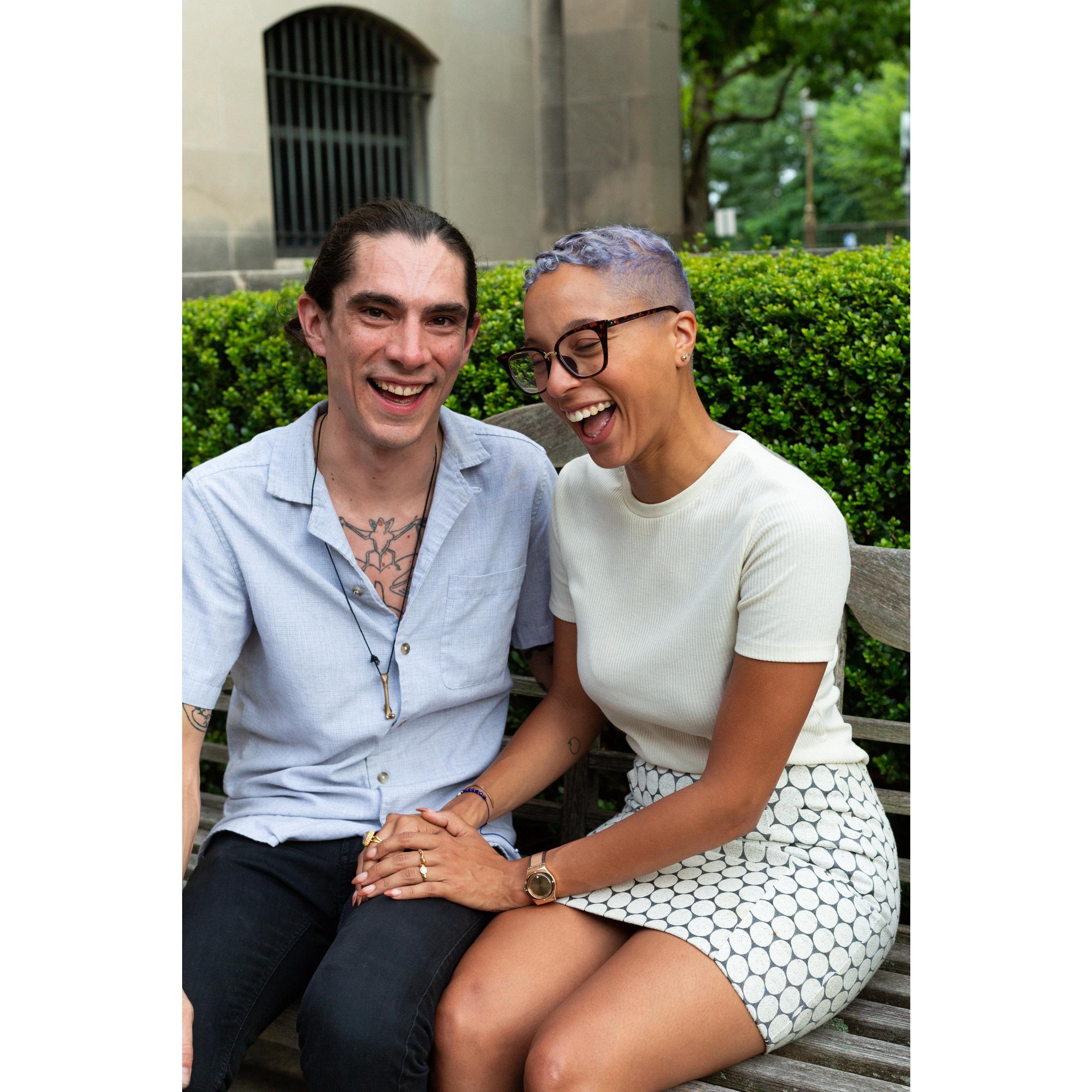 When Kevin popped the question