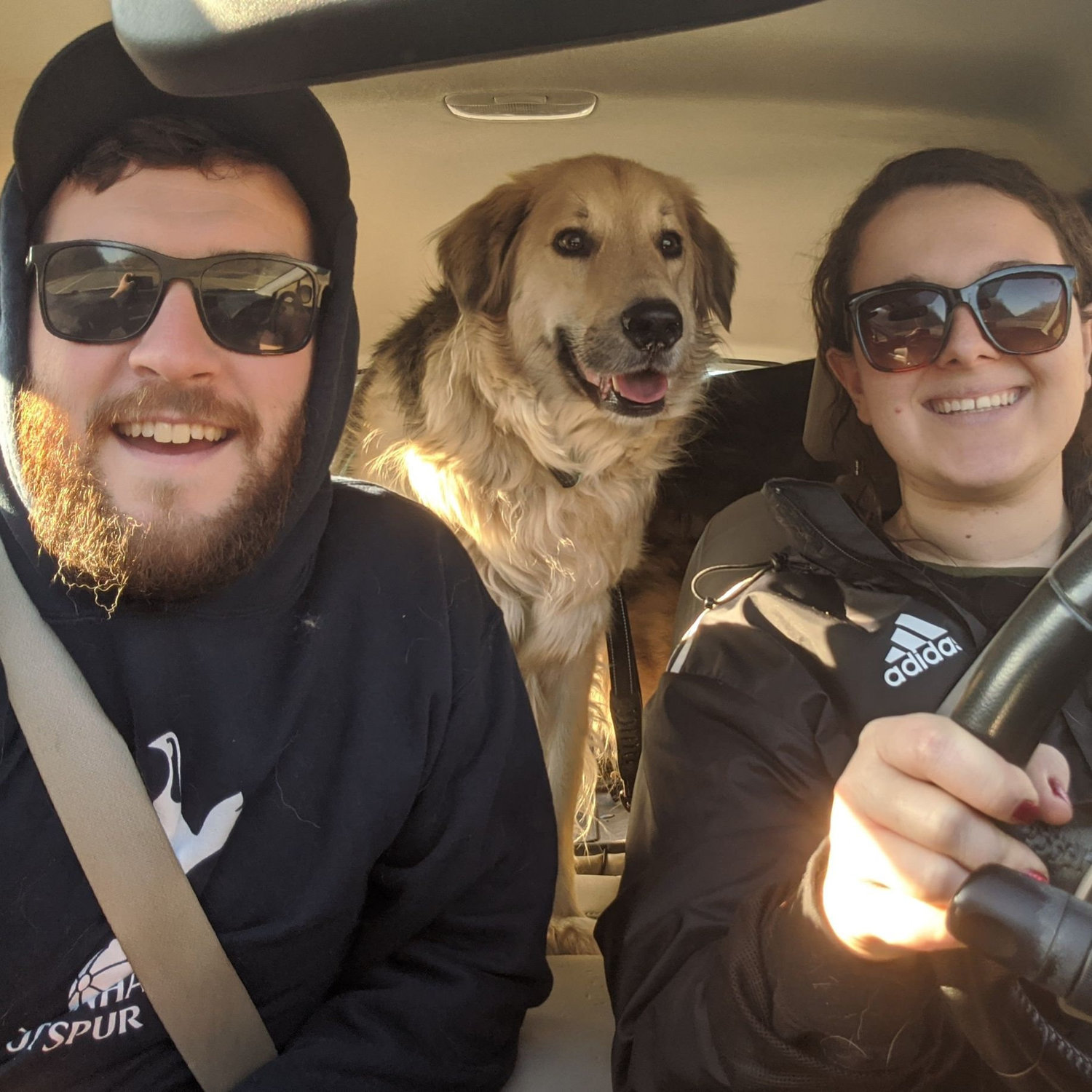 Driving to a cool hiking spot- a new favorite hobby during the COVID lockdown. (March 2020)