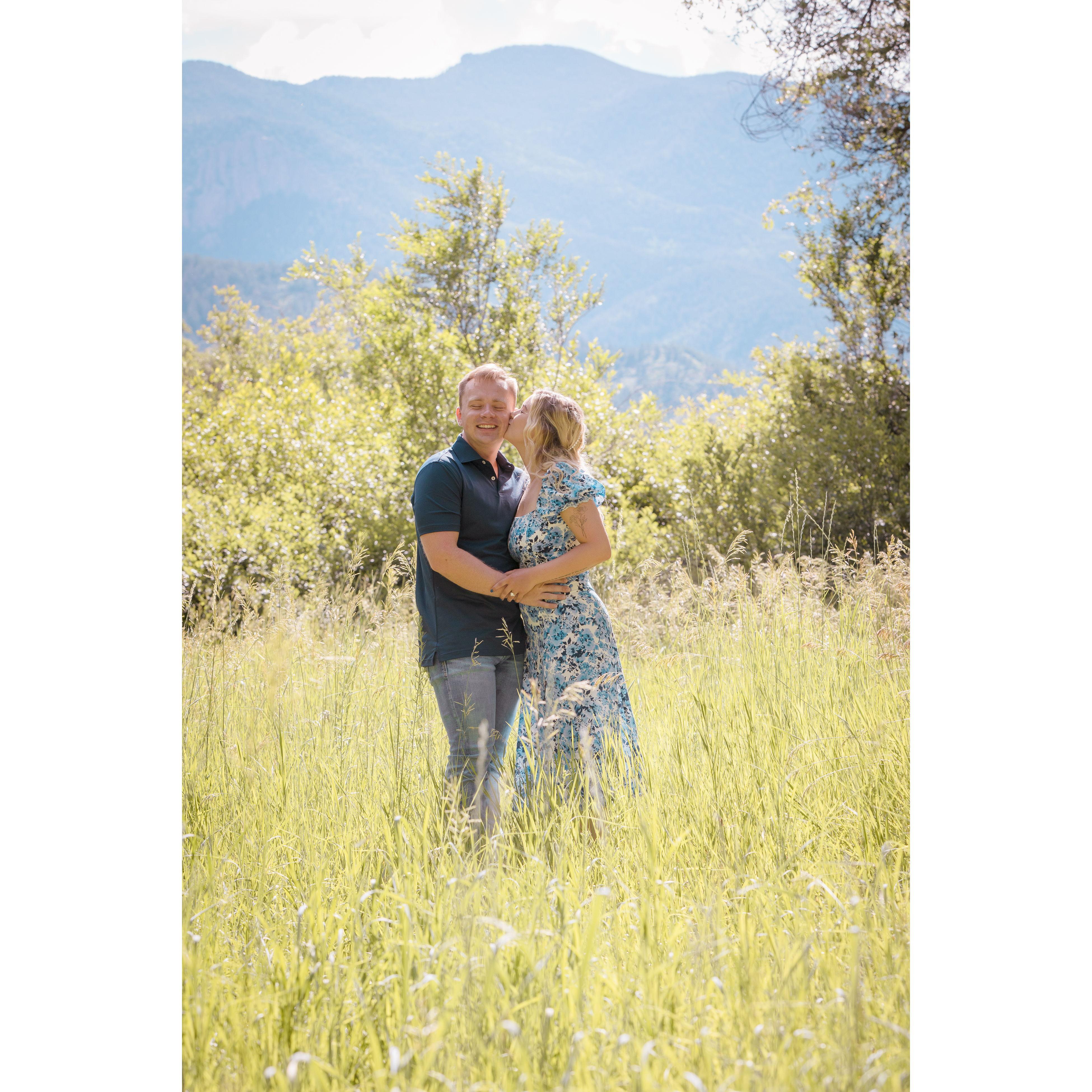 Engagement photos in C. Springs!