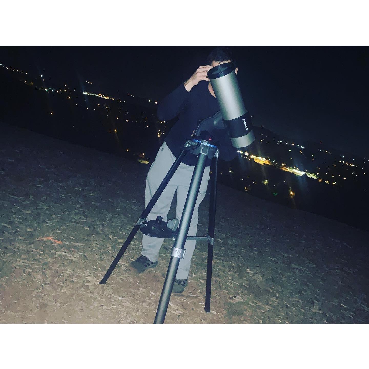 He took me to see Jupiter and its four moons. :)