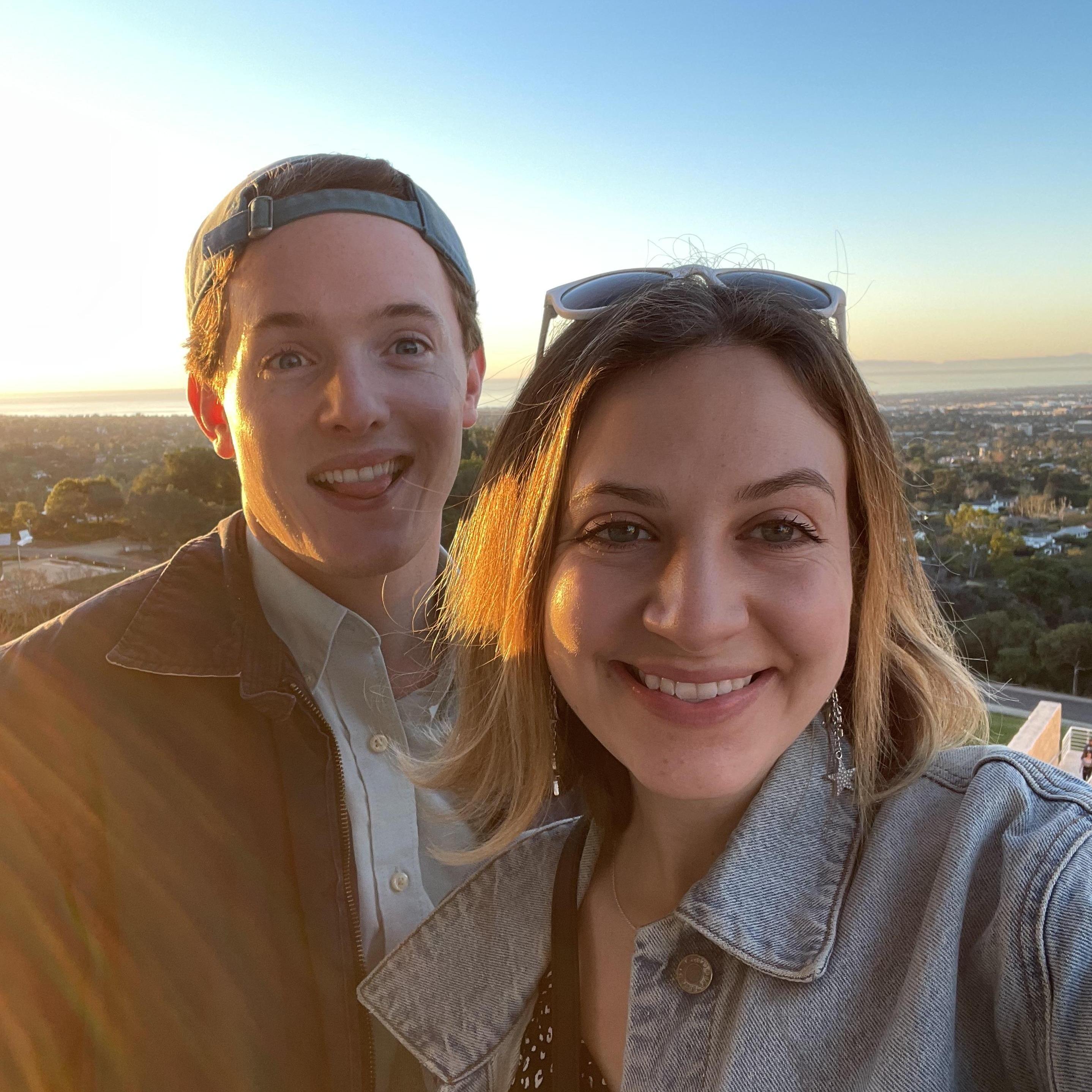 LA may have its faults, but it's hard to beat a sunset at the Getty!