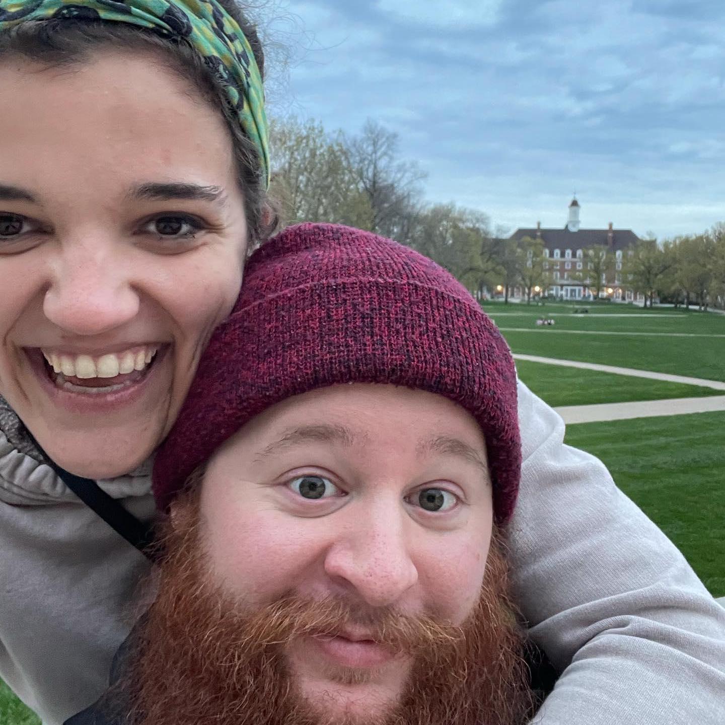 This picture was taken on our 3rd year anniversary. I went to visit Nick at U of I!