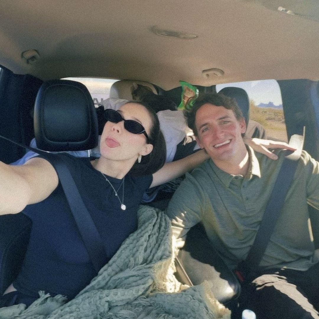 Our first trip (as "just friends") driving him back from Texas to California!