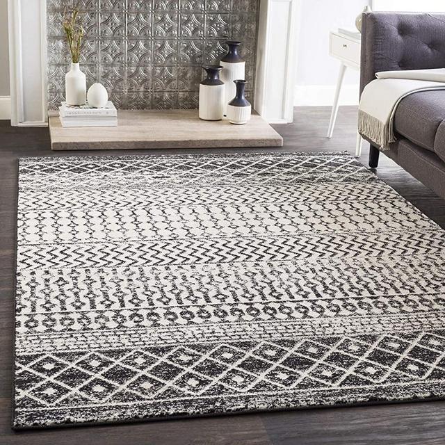 Artistic Weavers Chester Black Area Rug, 6'7" x 9'