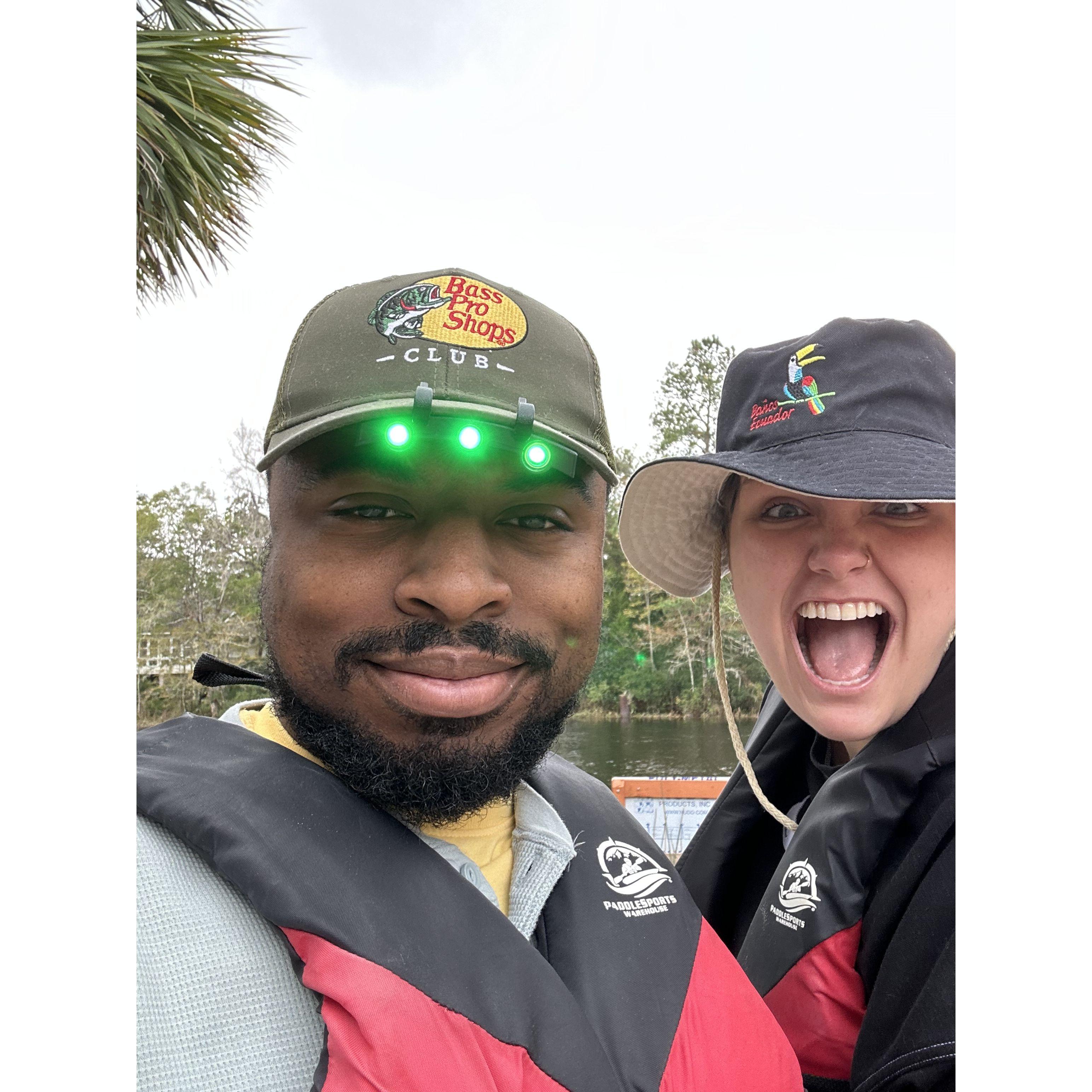 Kayaking on the Wakulla River!