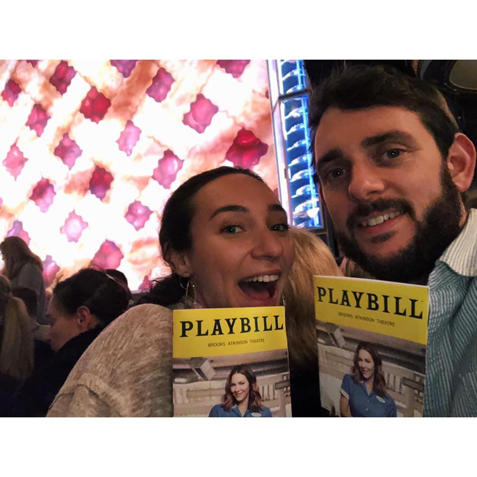 Seeing Waitress on Broadway in January 2020