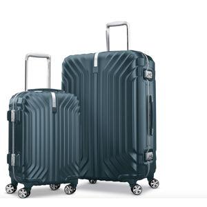 Tru-Frame 2 Piece Set | Zipperless Luggage Set | Samsonite - mineral teal
