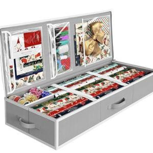 Simple Houseware Wrapping Paper Organizer