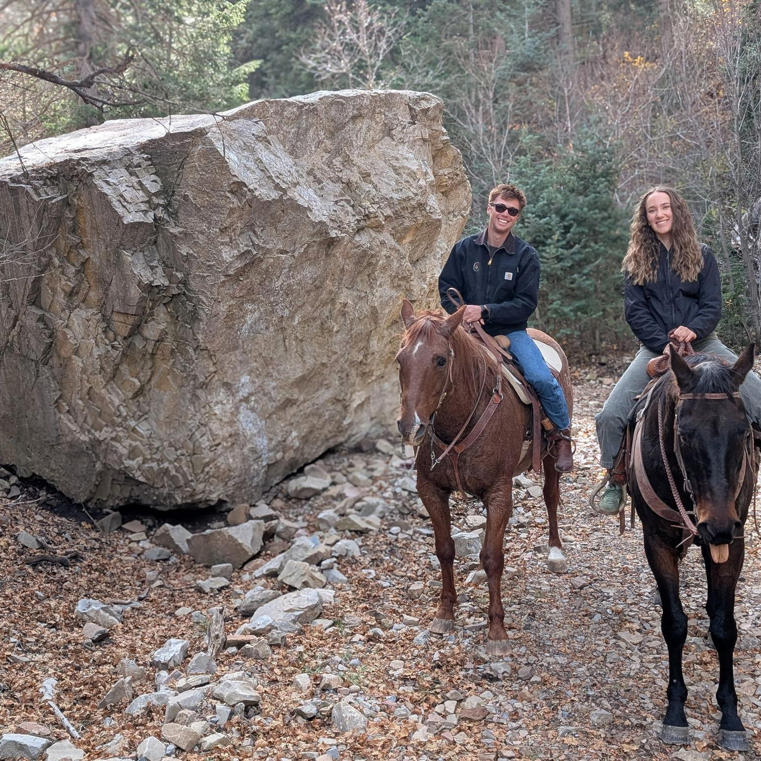 We had the best time riding horses with Olivia's cousin, Seth and his wife, Aspen