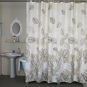 Shower Curtain Extra Long 72 x 78 inches with Hooks Set, Welwo Mildew Resistant Shower Curtain Liner X-Long Fabric for Bathroom - (Weighted Hem, Rust-Repellent Metal Grommets and Waterproof Designed)
