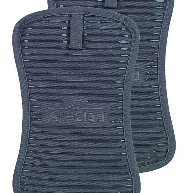 All-Clad Textiles Pot Holder, 2 Pack, Pewter