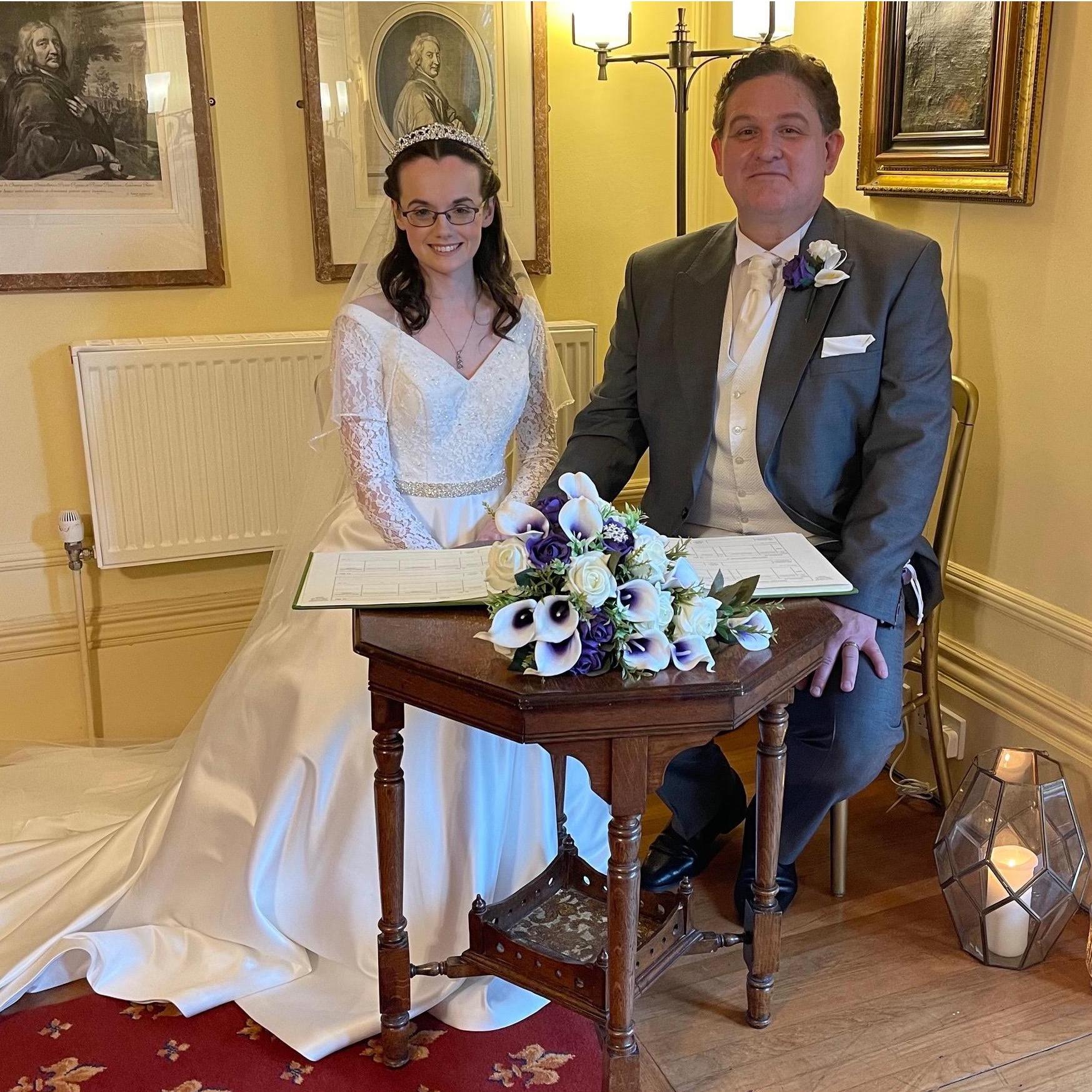 Signing the register