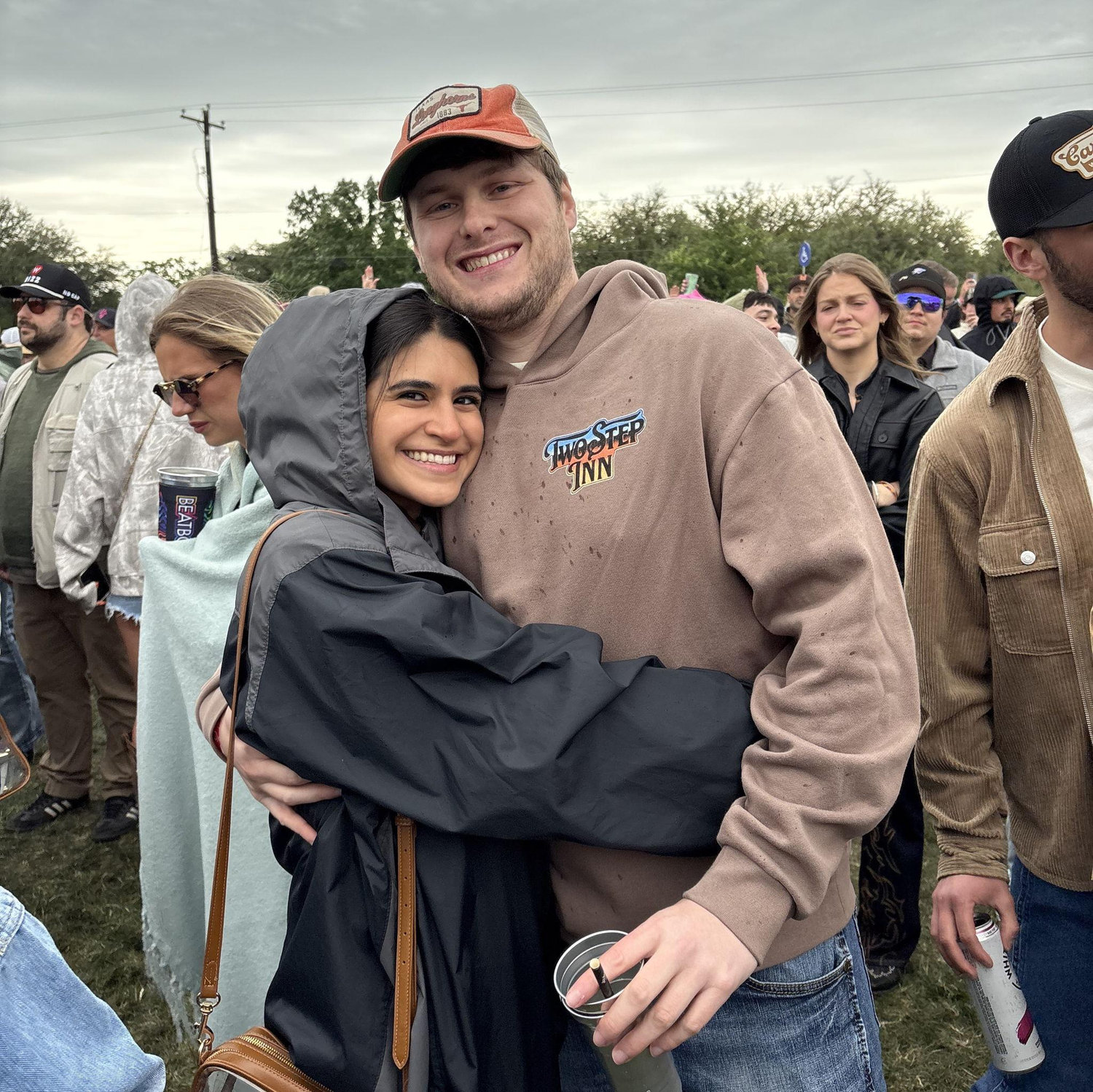 April 2026: Braving the rain together at the Two Step Inn country music festival
