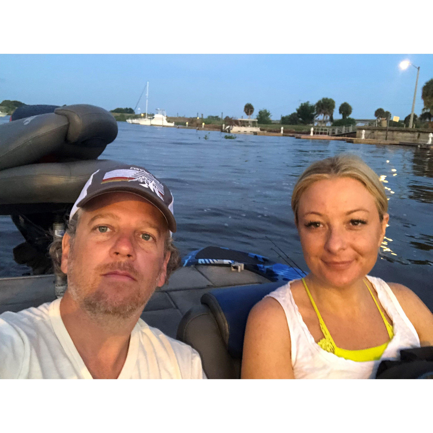 Very early morning fishing excursion in West Palm Beach