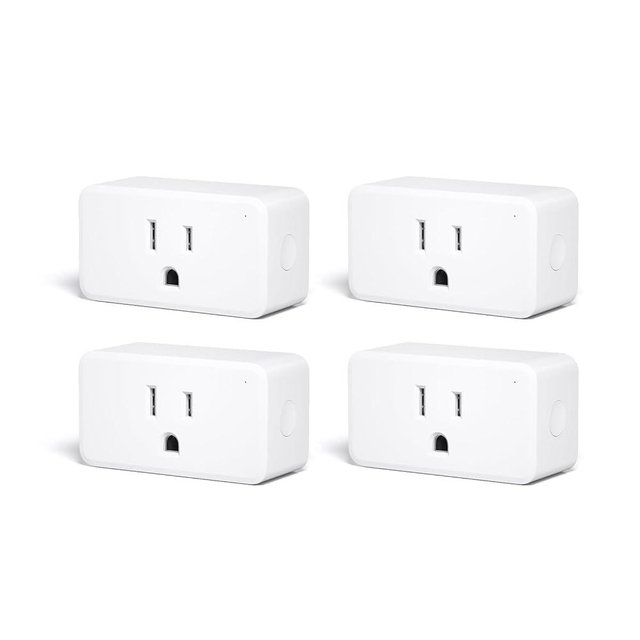 THIRDREALITY Smart Plug Gen3 4 Pack,Precise Real-time Power Meter,15A Outlet, Enhanced Zigbee Repeater,ETL Certified,ZigBee Hub Needed,Work with Home Assistant,Compatible Echo Devices and SmartThings