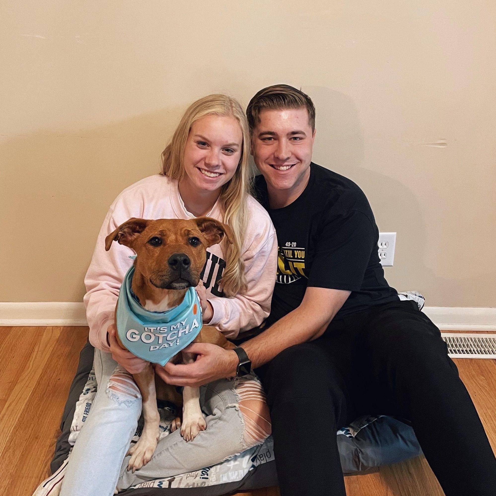 October 30th, 2021: Adopting Noah together during college