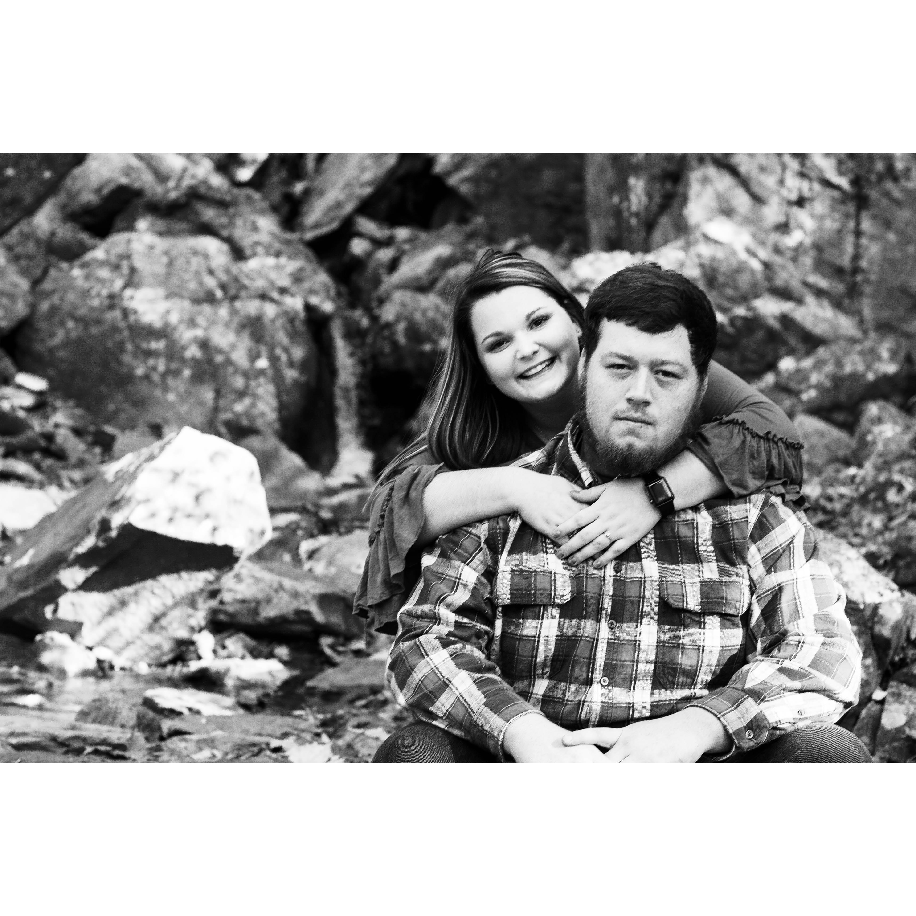 Wade didn't enjoy taking engagement photos as much as I did.