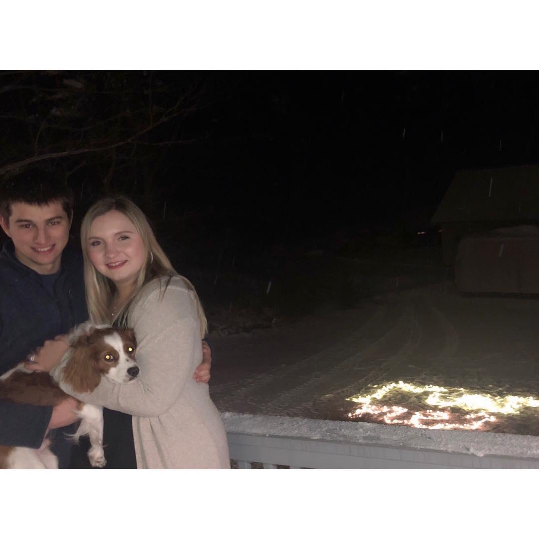 Nick proposed to me on our 6 year anniversary.