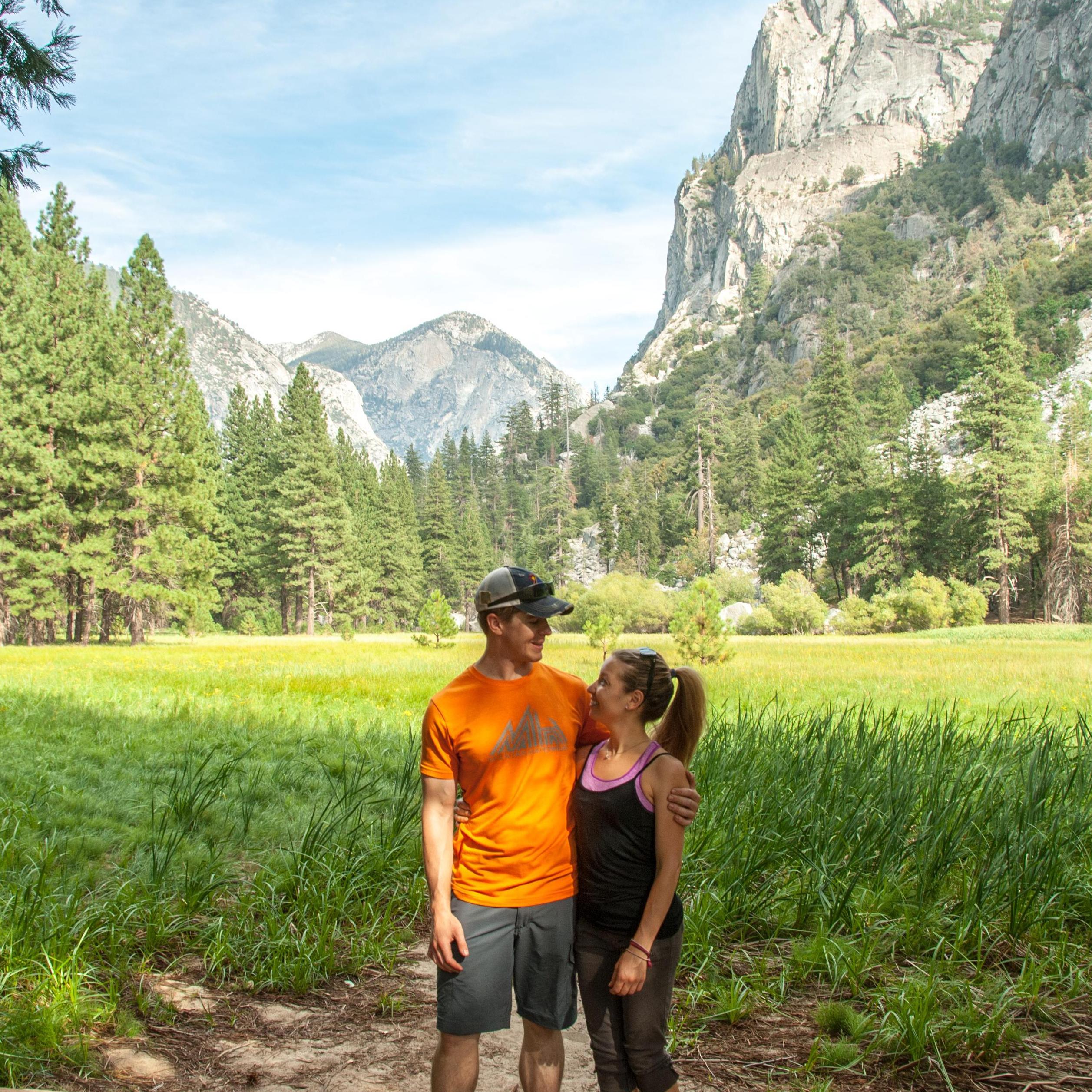 First weekend away together and the lady taking our picture made us look at each other.....haha