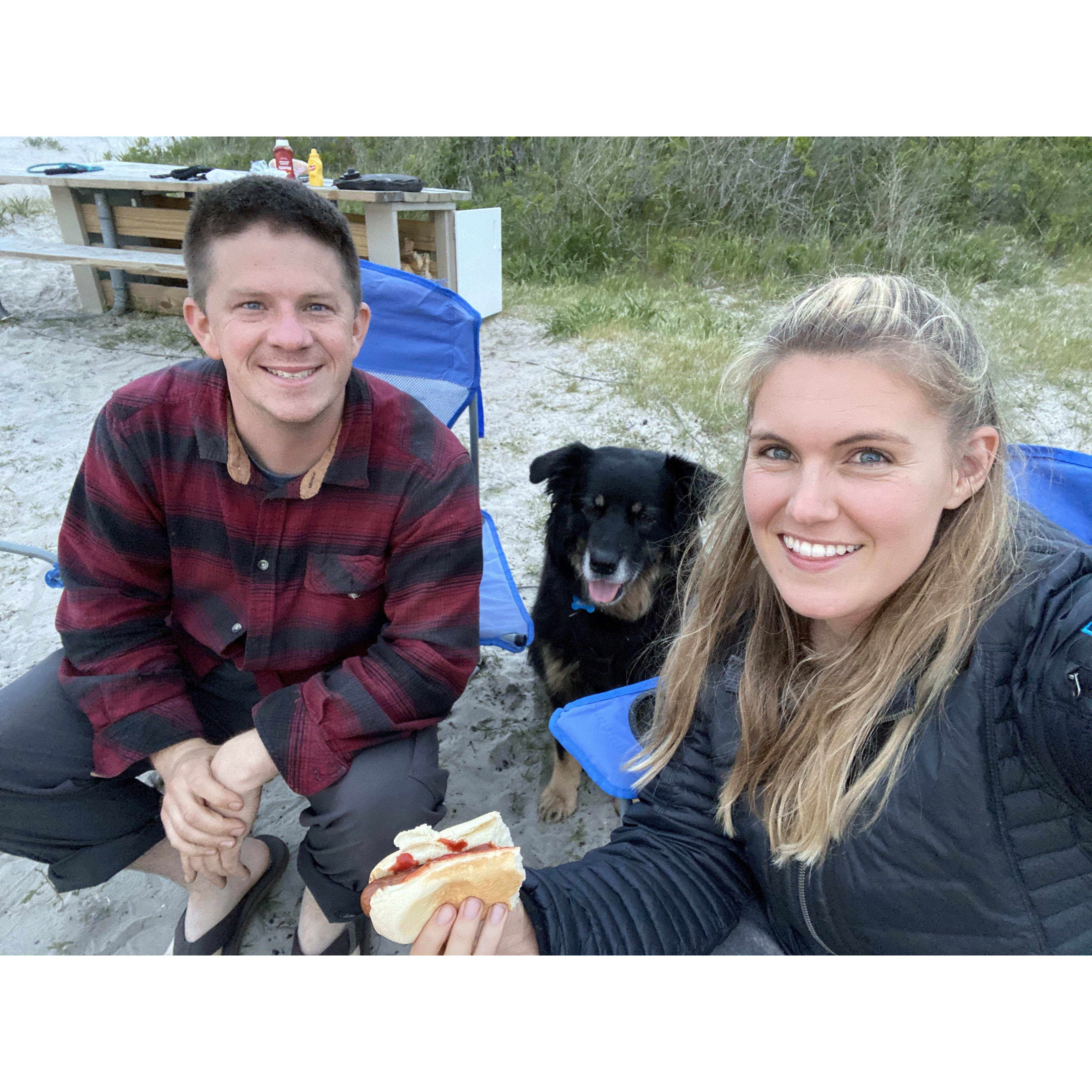 Camping at Assateague Island