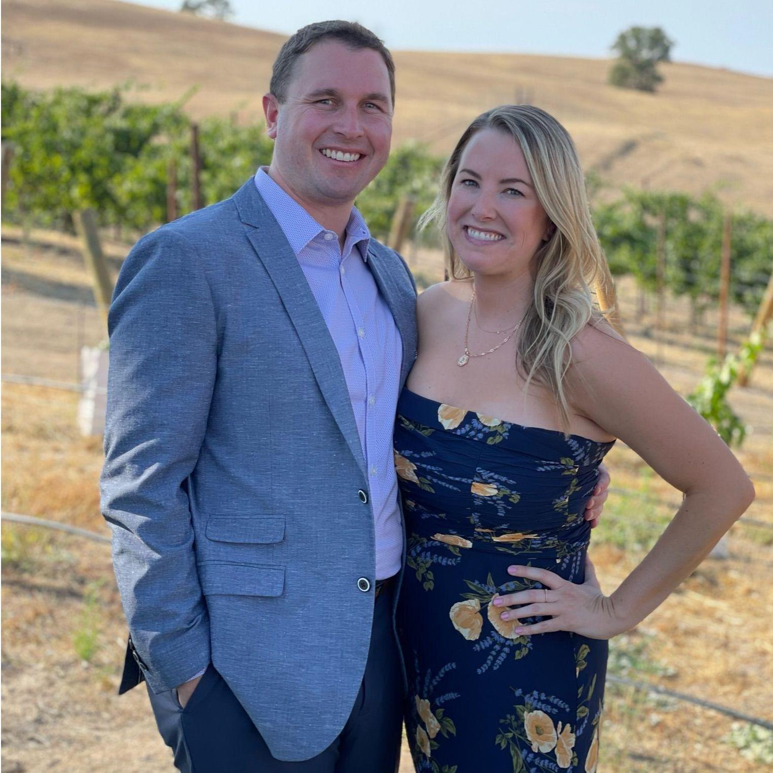 First wedding together... Jenny caught the bouquet