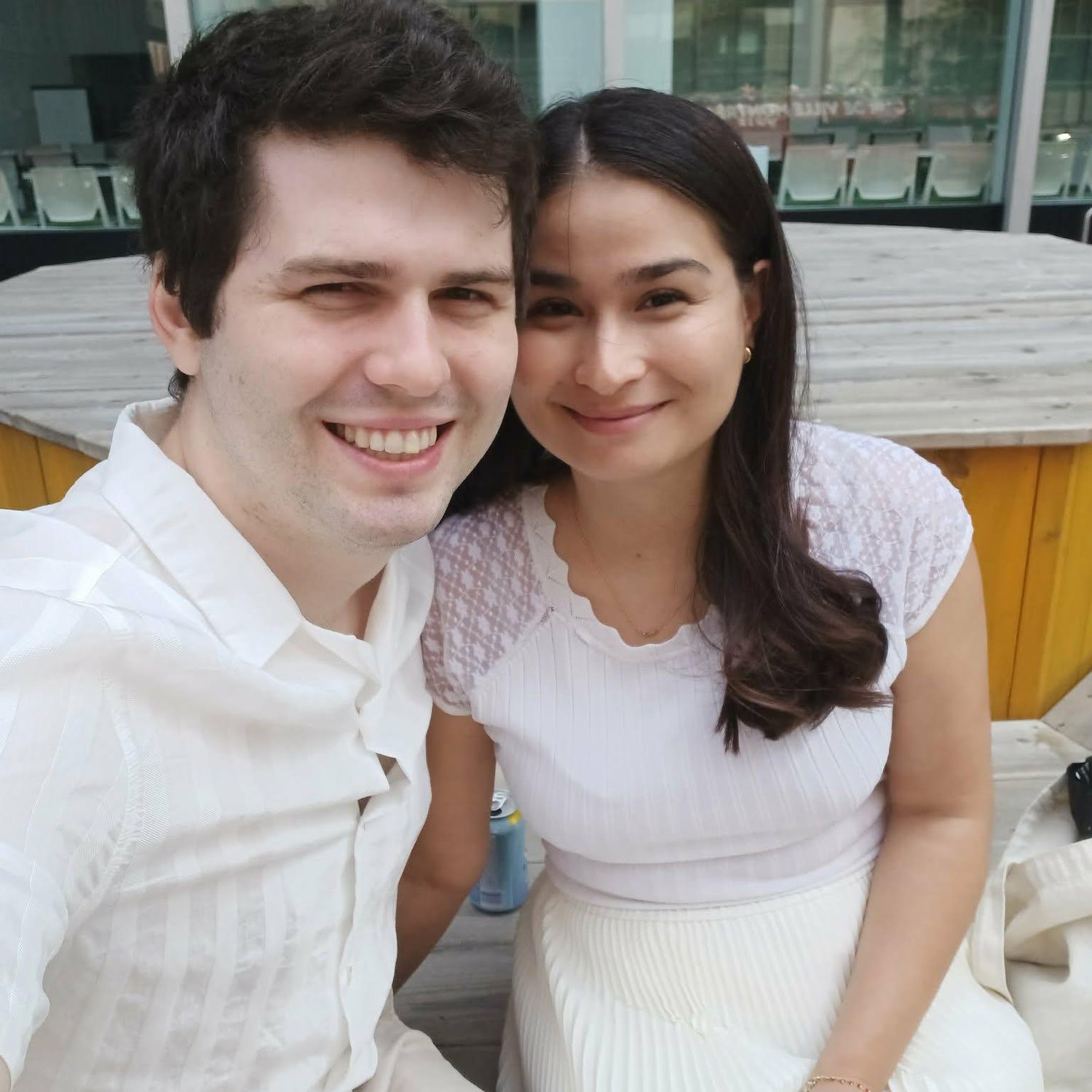 Summer 2024- Cam starts working at DRA and we meet up for lunch and realize that we match