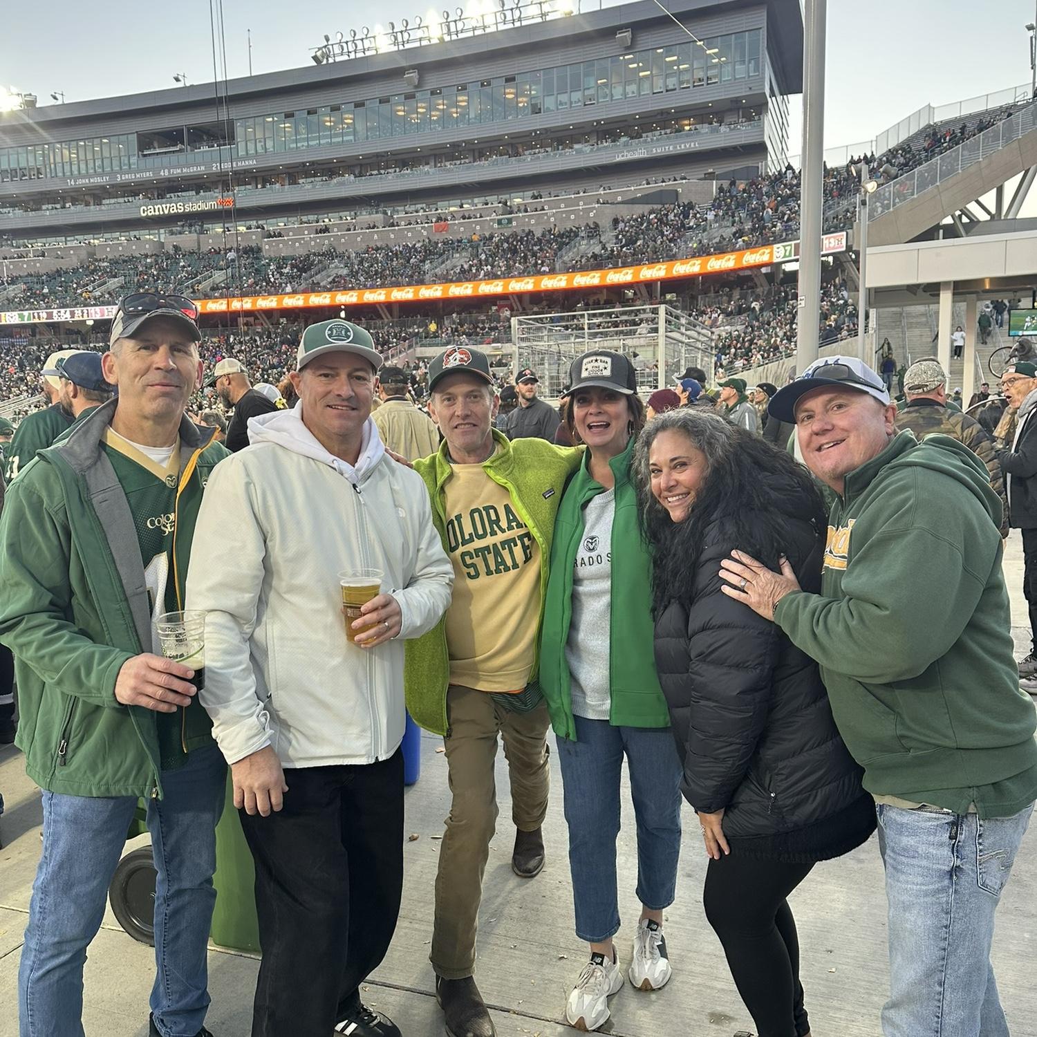 I said, I’m proud…to be…a CSU fan!