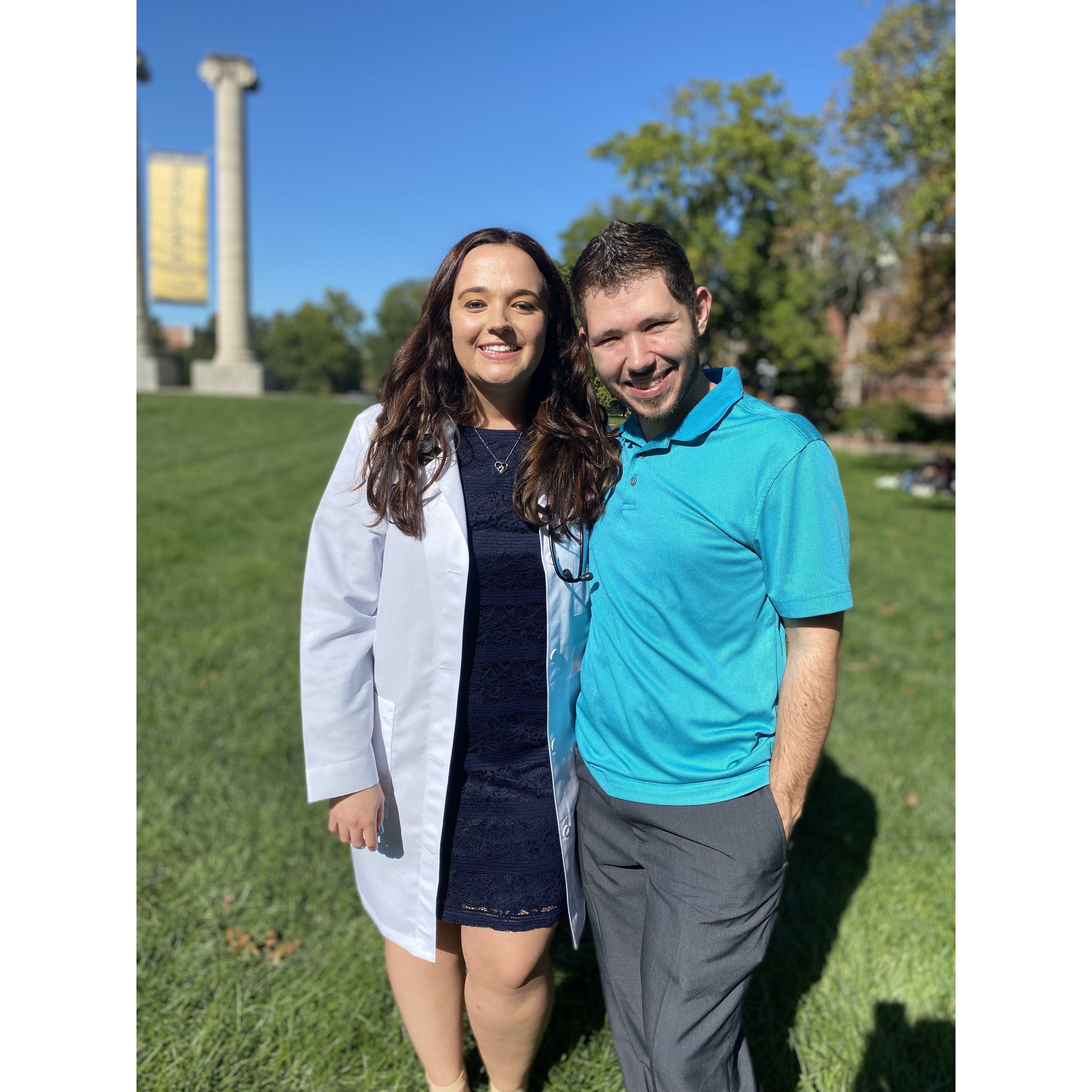 Alayna's White Coat Ceremony October 2021